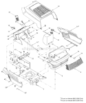 Page F Diagram and Parts List for 13AD685G000 2004 Yard Machines Lawn Tractor